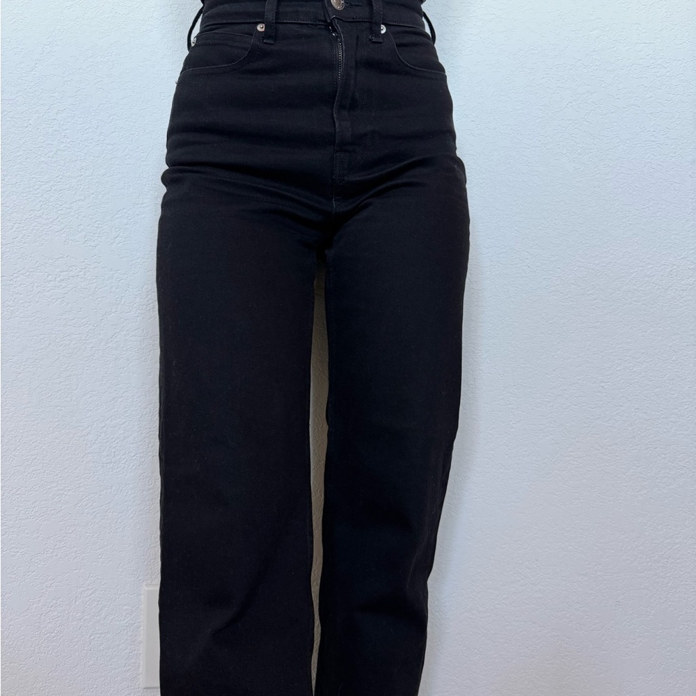 Everlane Women's High Rise Black Jeans